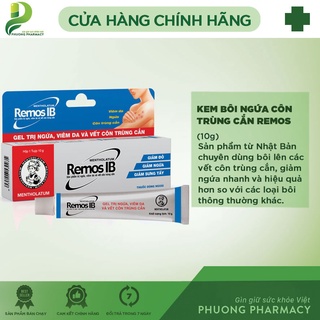 REMOS IB kem bôi ngứa, viêm da và vết côn trùng cắn tuýp 10g