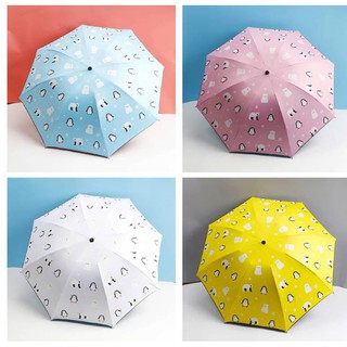 Ô dù chống tia UV chim cánh cụt đáng yêu