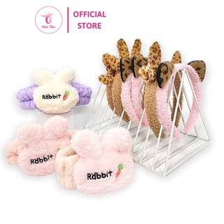 Băng Đô, Turban Cài Tóc Co Giãn Dễ Thương Cho Nữ Phong Cách Hàn Quốc - Việt Thư