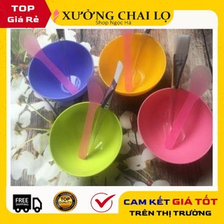 [GIÁ RẺ NHẤT] Bộ dụng cụ trộn mặt nạ cao cấp (bát, cọ, que nhựa) , phụ kiện du lịch