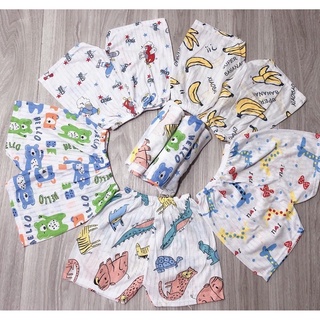 {4-15kg} Quần đùi cotton giấy cho bé mỏng siêu mát