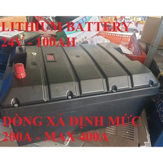 Ắc quy pin lithium 24v 100AH - lifepo4