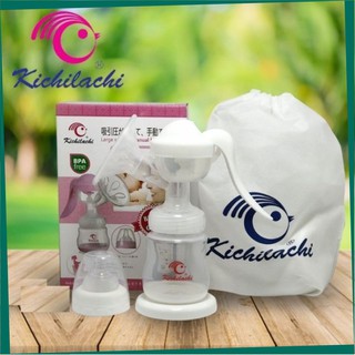 Máy hút sữa bằng tay Kichi - tặng kèm 6 túi trữ sữa 100ml (hàng chính hãng )