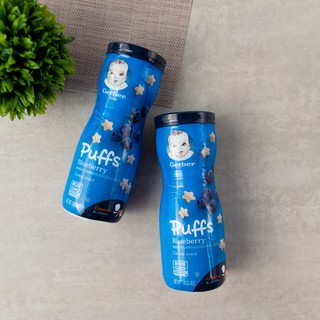 [Đồ ăn dặm cho bé] Bánh Gerber Puffs ngôi sao, bánh Gẻber cao việt quất cho bé từ 8 tháng tuổi