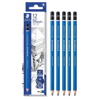 Hộp 12 Bút chì STAEDTLER 100-6B - Hàng chính hãng