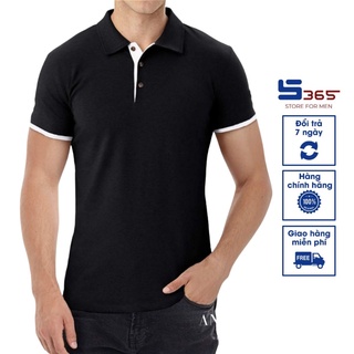 Áo thun nam cổ bẻ, áo polo nam cao cấp cổ bẻ dáng body S365 - ACC
