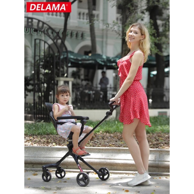 XẢ HÀNG _ KHÔNG VỎ HỘP_ Xe đẩy cao cấp DELAMA..!