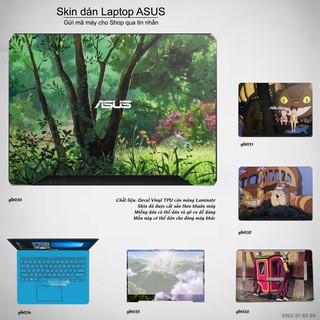 Skin dán Laptop Asus in hình Ghibli movies (inbox mã máy cho Shop)