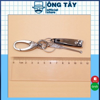 Móc khóa kèm bấm móng tay và lấy ráy tai 3 trong 1