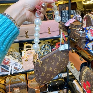 Túi  Kẹp Nách hoa nâu eo vì phối quai Ngọc ❣️FREESHIP❣️