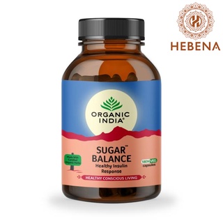 Viên uống hỗ trợ tiểu đường - Organic India Sugar Balance - hebenastore