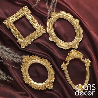 Khung ảnh gold - đạo cụ chụp ảnh sản phẩm ins, phụ kiện trang trí nhà cửa - IdeasDecor