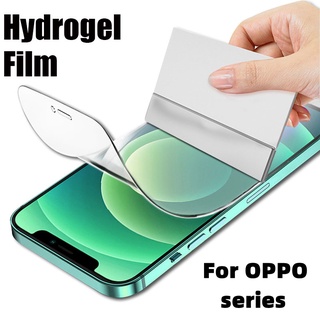 1 Miếng Dán Hydrogel Bảo Vệ Màn Hình Cho OPPO A3S A5 A7X A77 A9 A57 A59 A75 A52 A53 A55 A11S A16 Reno 10X 2 3 4 5 6 7 8 9 Pro