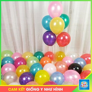 Set 50 Bóng nhũ tròn loại đẹp trang trí tiệc sinh nhật phòng cưới #TrangTriSinhNhat
