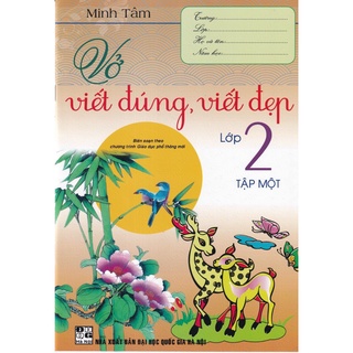 Sách Vở Viết Đúng Viết Đẹp Lớp 2 Tập 1