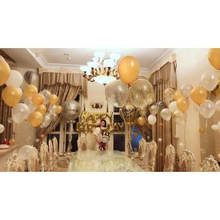 100 bóng vỏ bạc và vàng gold