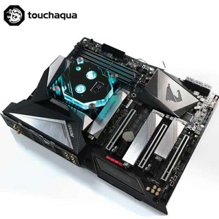 Block CPU Bitspower Touchaqua hiển thị nhiệt độ chất lượng cao Tản nhiệt nước custom - Hyno Store