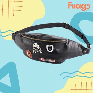 Túi Bao Tử Đeo Chéo Nam Gắn Hoạ Tiết EtonWeag YH2227 Fiiago Shop