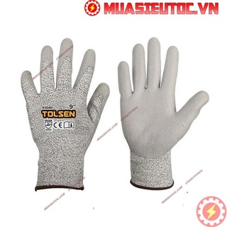 Bao Tay, Găng tay bảo hộ lao động Chống Cắt Công Nghiệp ( 9" &amp; 10" ) Tolsen 45040 45041