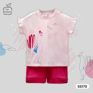 SS170 Bộ cộc bé gái La pomme Paint