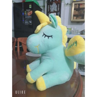 Gấu Bông Ngựa Pony Xanh, Kỳ Lân Honey Size Mini