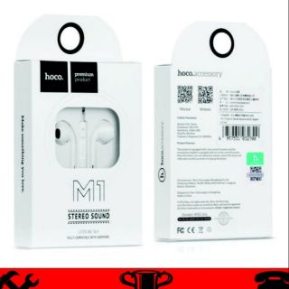 Tai nghe nhét tai Hoco M1 chính hãng - Tai Nghe Chân Jack 3.5 - Bảo hành 3 tháng