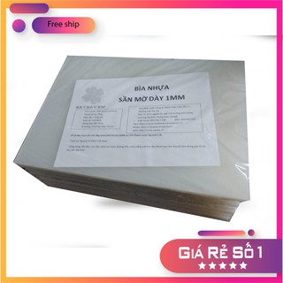 100 tờ Bìa nhựa sần mờ dày 1mm khổ A4 (21,2x30cm) (A4 Plastic cover Pgrand 1.0)
