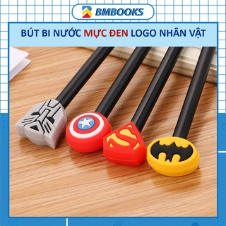 Bút bi mực đen hình logo biển tượng siêu anh hùng, robos siêu HOT BMBooks