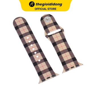 Dây silicone đồng hồ Apple 40 mm hoa văn M05-06-40