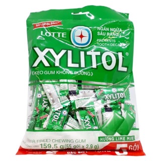 Gói Kẹo Xylitol Hương Lime Mint 159gr