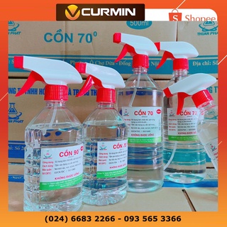 Cồn 70, 90 Độ có Vòi Xịt Dùng Để Sát Khuẩn Tiệt Trùng Trong Y Tế, Spa