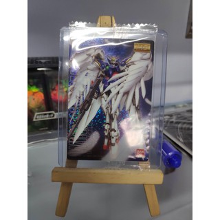 Thẻ bài sưu tầm bánh xốp GUNDAM - MG 1/100 - XXXG-00W0 WING GUNDAM ZERO - Tặng bọc bài nhựa bảo quản