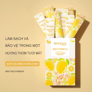 Hộp 20 túi nước súc miệng sạch hơi thở thơm mát sảng khoái -URBSKS