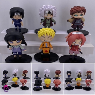 Set 6 Mô Hình Nhân Vật Trong Naruto Trang Trí