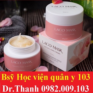 Mặt nạ dưỡng da Marosa laco mask natural rose &amp; pearl 80 gram [chính hãng]