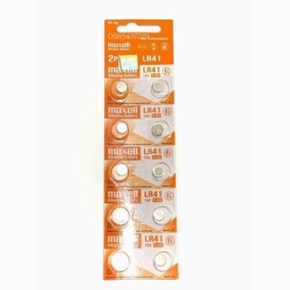 Pin LR41/AG3 Maxell vỉ 10 viên
