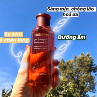 [Auth] Toner Innisfree lựu đỏ 200ml