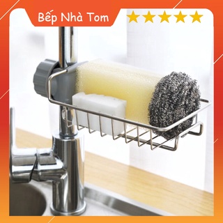 [HOT] Kệ Đựng Đồ Rửa Chén Inox Gắn Vòi Tiện Lợi