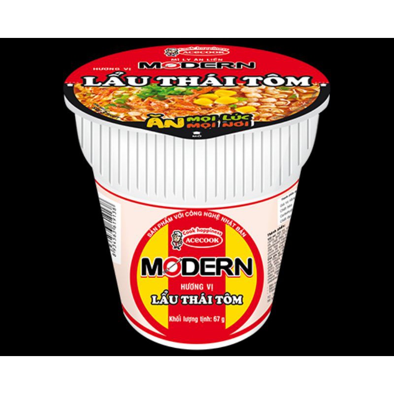 combo 6 ly mì modern 67g