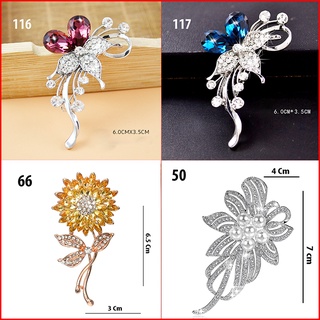 CA13 - Ghim Trâm Cài Áo Nữ Làm Quà Tặng Hoa Tulip Đính Đá Trang Nhã Sang Trọng - Cài Áo Vest Cao Cấp