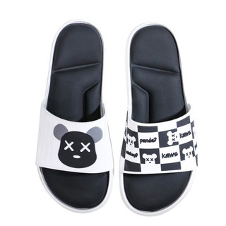 (Form To Lùi 1 Size) Dép quai ngang nam nữ họa tiết Kaws ulzzang hàn quốc đế cao su có đệm chân đi cực êm siêu hot TG-24