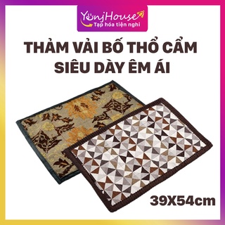 THẢM VẢI BỐ THỔ CẨM SIÊU DÀY ÊM ÁI - YENJHOUSE ( HỌA TIẾT NGẪU NHIÊN )