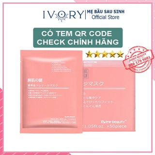 Mặt Nạ Nhau Thai Cừu Cuống Rốn Tế Bào Gốc Nhật Bản Rwine Beauty Dưỡng Da, Cung Cấp Độ Ẩm, Tái Tạo Collagen MN01