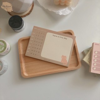 Tập giấy plan note, giấy ghi chú Note For