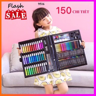 Hộp Màu 150 Chi Tiết Loại 1 Cho Bé Tập Làm Họa Sĩ