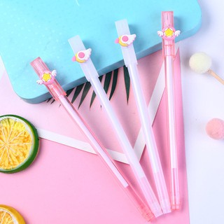Bút huy hiệu sakura D143 bút hoạt hình bút dễ thương bút kute viết gel