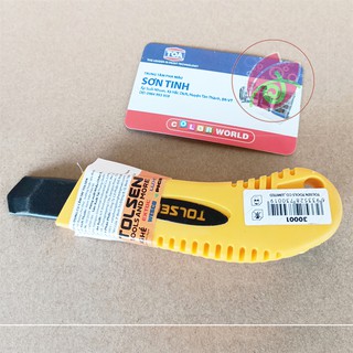 DAO RỌC GIẤY LƯỠI 18MM TOLSEN 30001