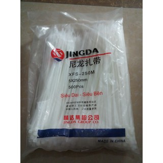 Dây thít 250mm sợi dẻo dai, vô cùng chắc chắn. (Túi 0.5 Kg, 500 sợi )