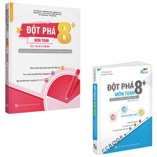 Sách - Combo đột phá 8+ toán tập 1 năm 2020 và tập 2 năm 2019 ( 2 cuốn)