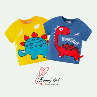 Áo thun bé trai BETOP áo khủng long cộc tay chất cotton cho bé